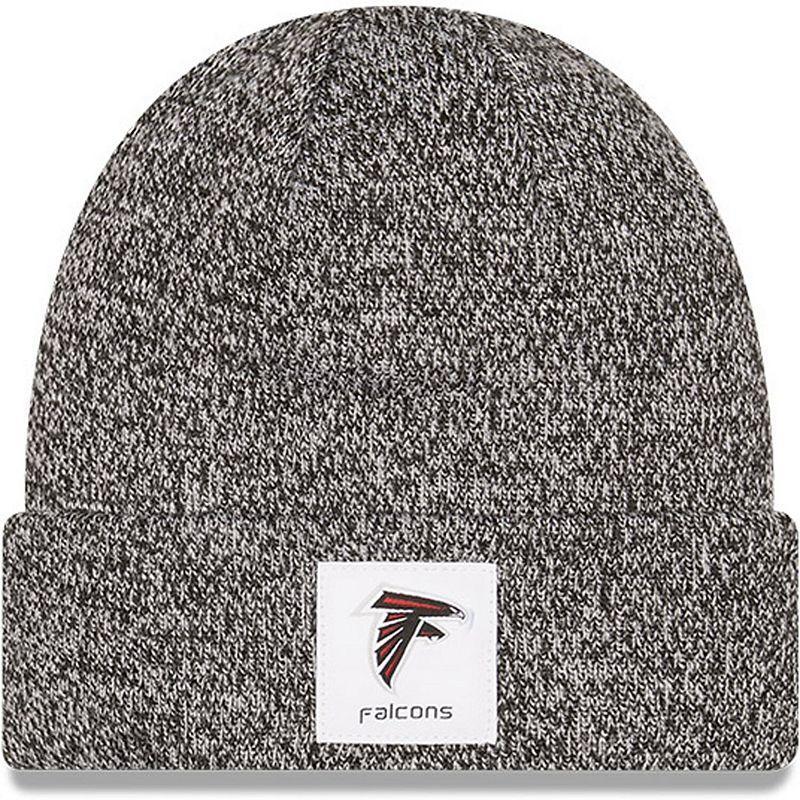 Mens New Era Heathered Black Atlanta Falcons Hamilton Cuffed Knit Hat Product Image