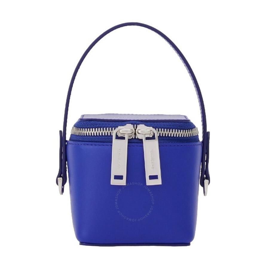 Woman Cross-body Bag Blue Size - Calfskin Product Image