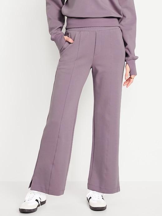 High-Waisted Dynamic Fleece Trouser Pants Product Image