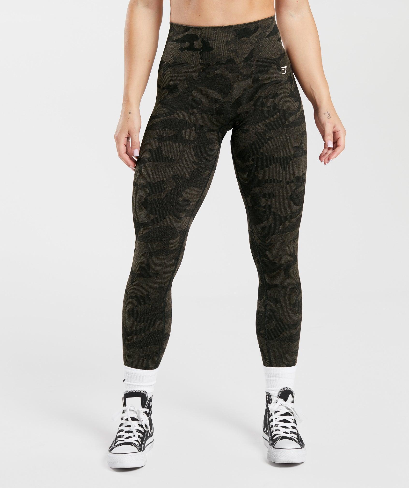 Adapt Camo Seamless Ribbed Leggings Product Image