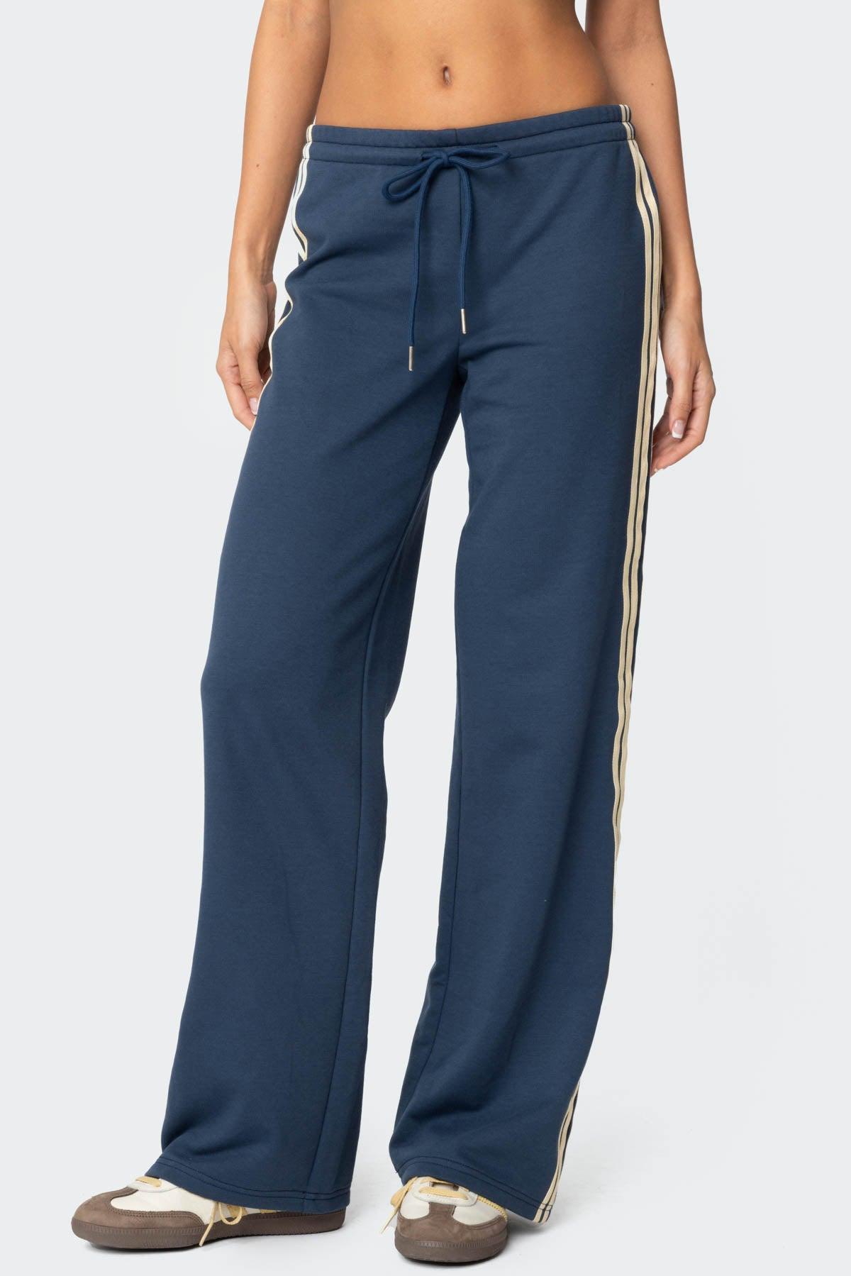 Averie Contrast Striped Sweatpants Product Image