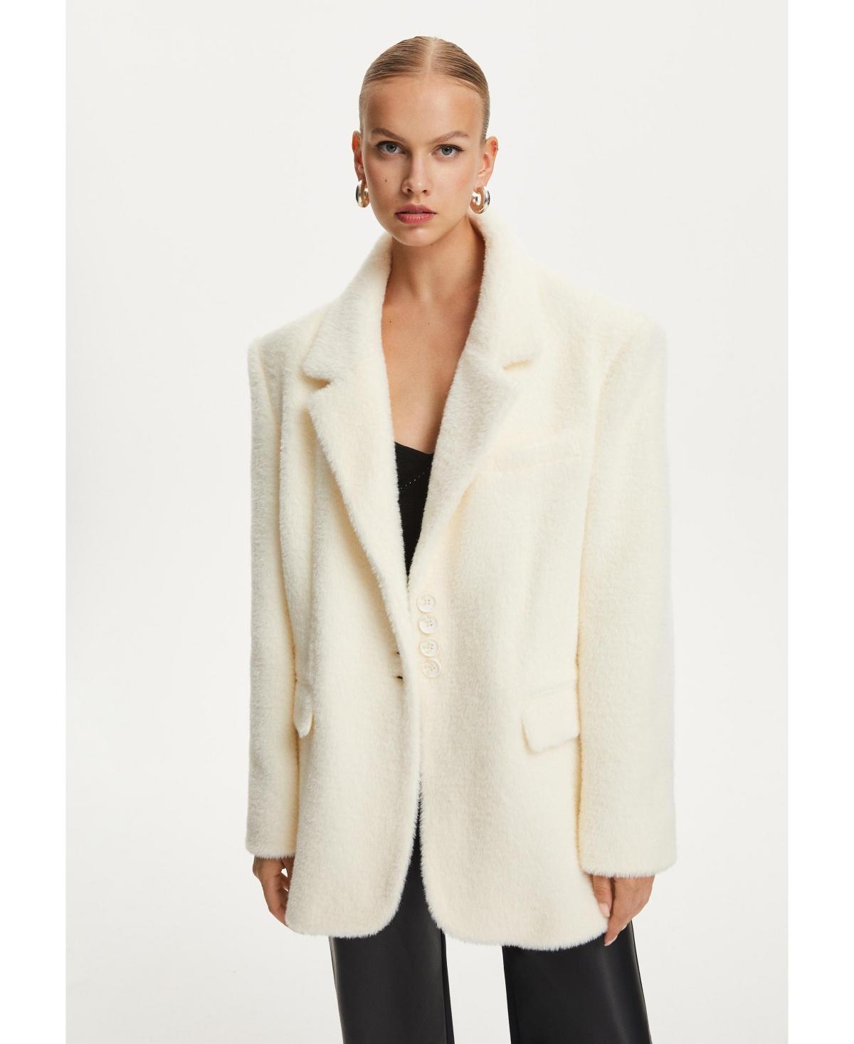 Womens Single-Breasted Blazer Product Image