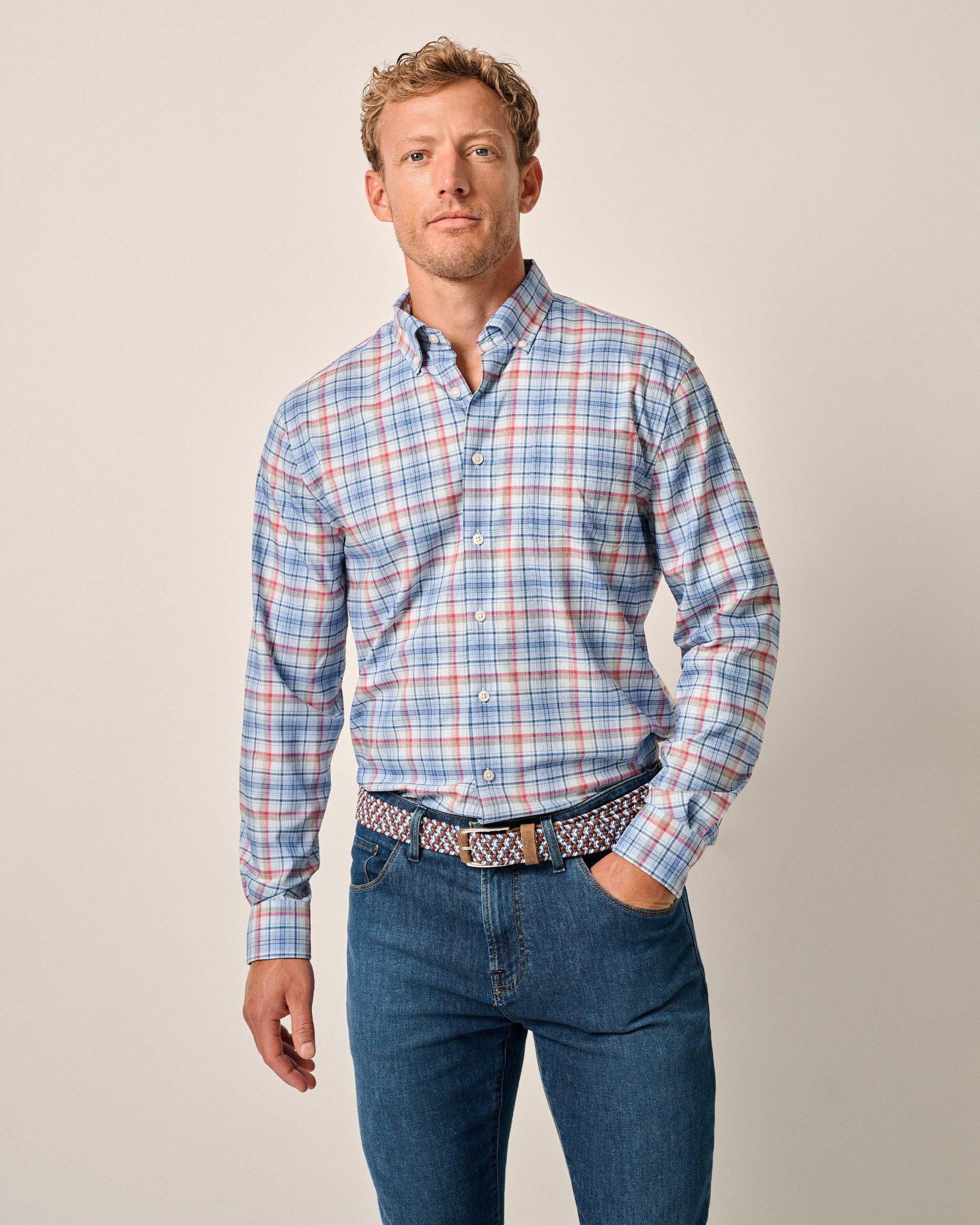 johnnie-O Performance Button Up Shirt - Peterson Product Image