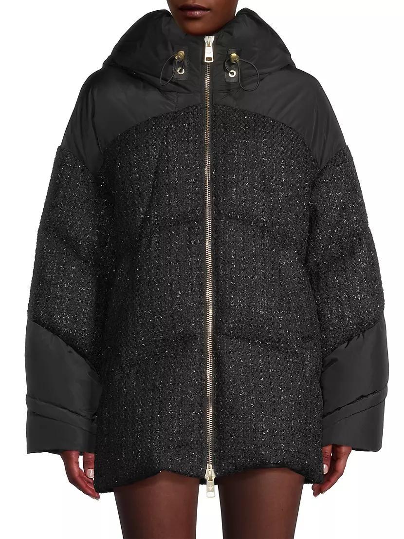 Matilde Tweed Down Puffer Jacket Product Image