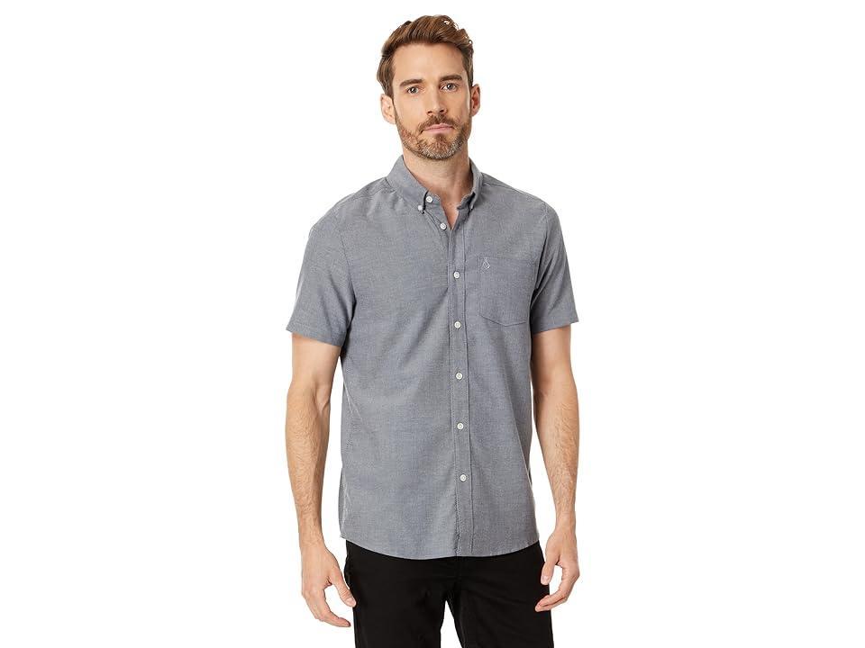 Volcom Everett Oxford Short Sleeve 1) Men's Clothing Product Image