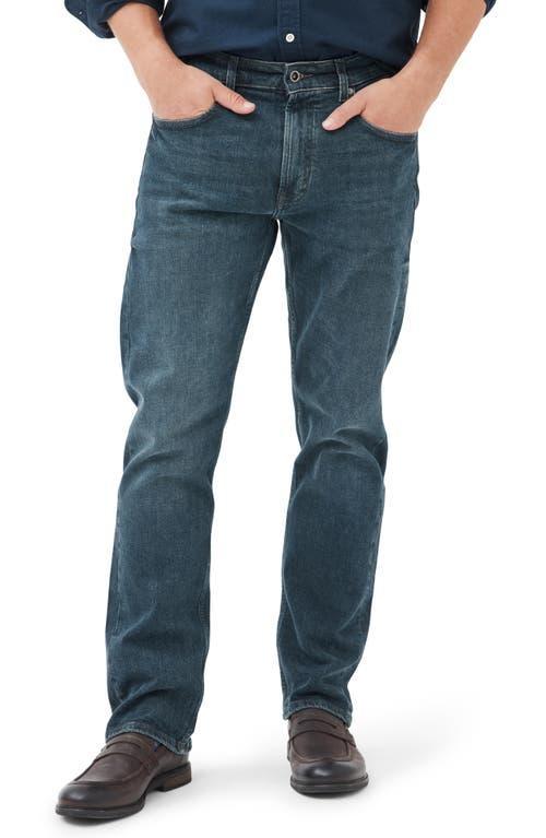 Mens Winton Straight Leg Stonewash Denim Jeans Product Image