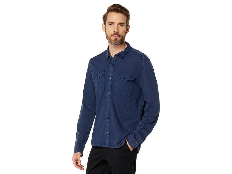 John Varvatos Arvon Cotton Snap-Up Western Shirt Product Image