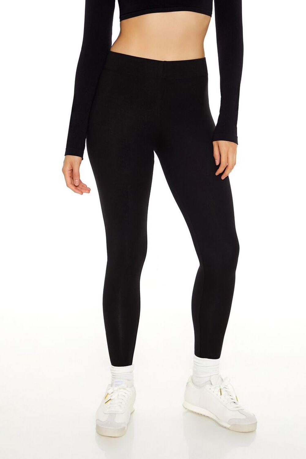 Cotton-Blend Leggings | Forever 21 Product Image