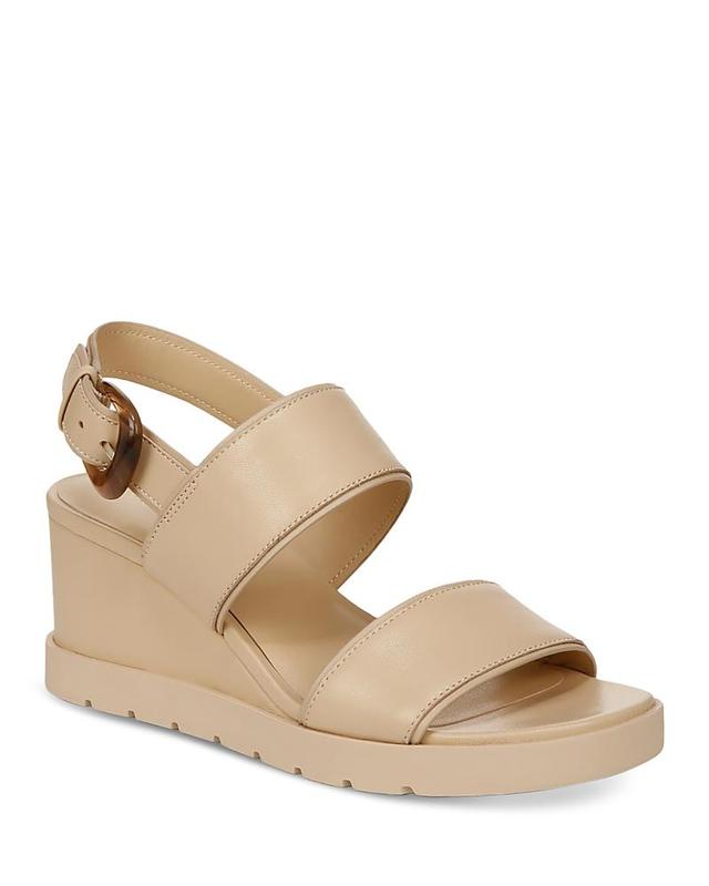 Womens Roma Leather City Wedge Sandals Product Image