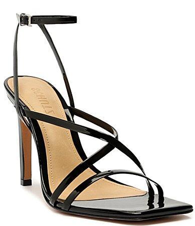 Schutz Bari Patent Leather Strappy Dress Sandals Product Image