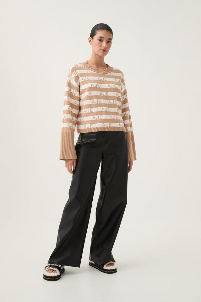 Story Oversized Striped Knit Product Image