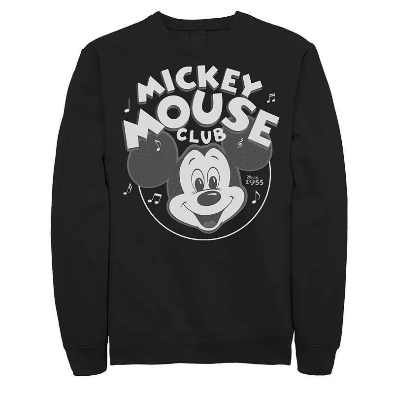 Disneys Mickey Mouse Big & Tall Mickey Mouse Club Badge Graphic Fleece, Mens Product Image