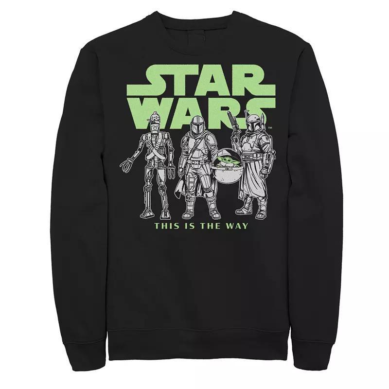 Mens Star Wars Logo Lineup Sweatshirt Product Image