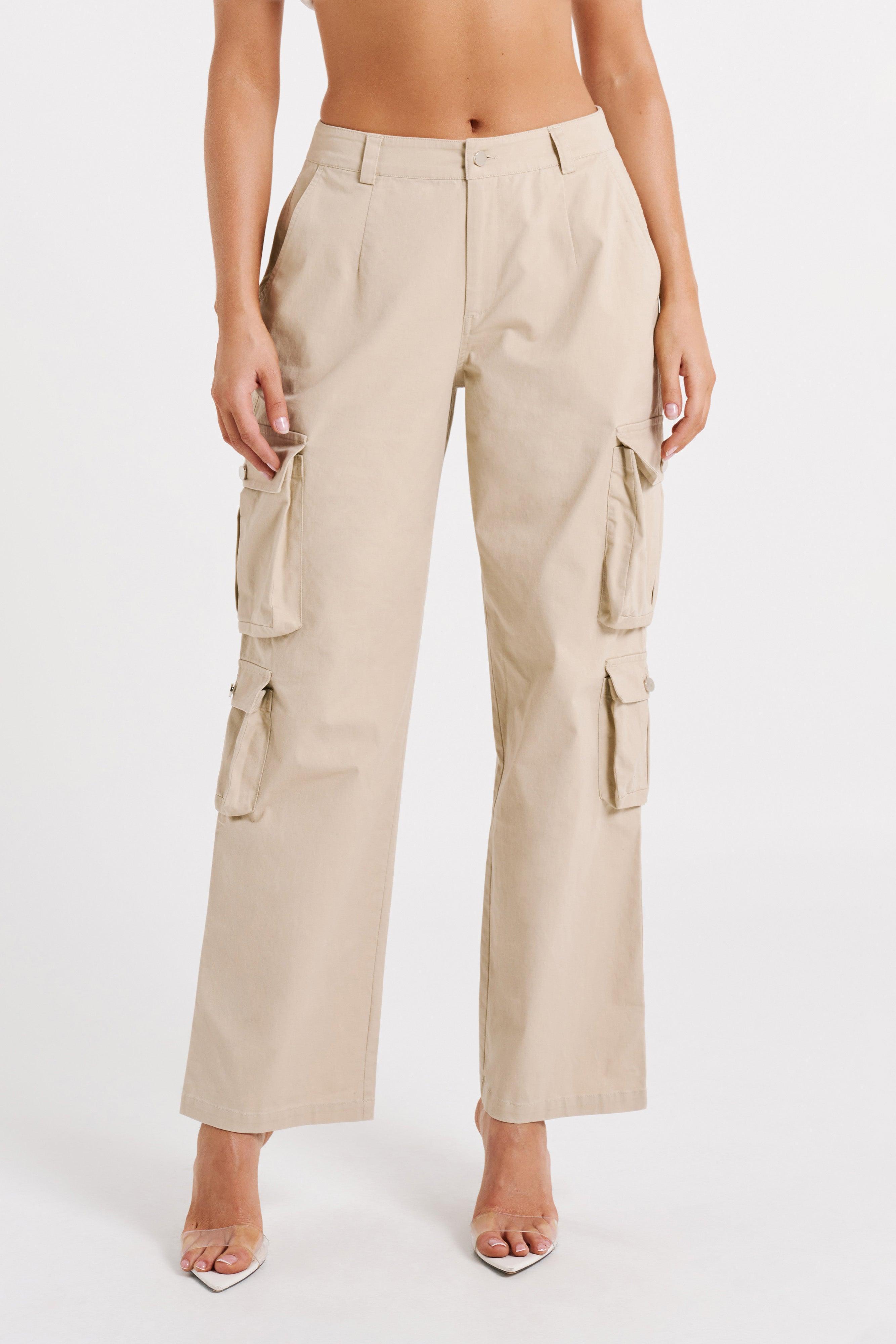 Clea Cargo Pant - Stone Product Image