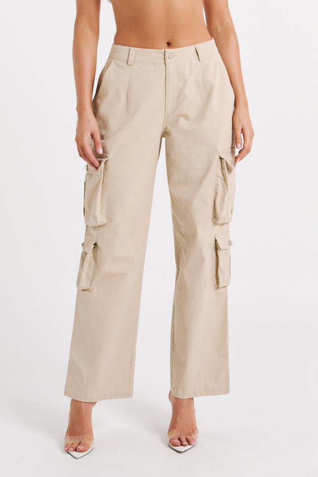 Clea Cargo Pant - Stone Product Image