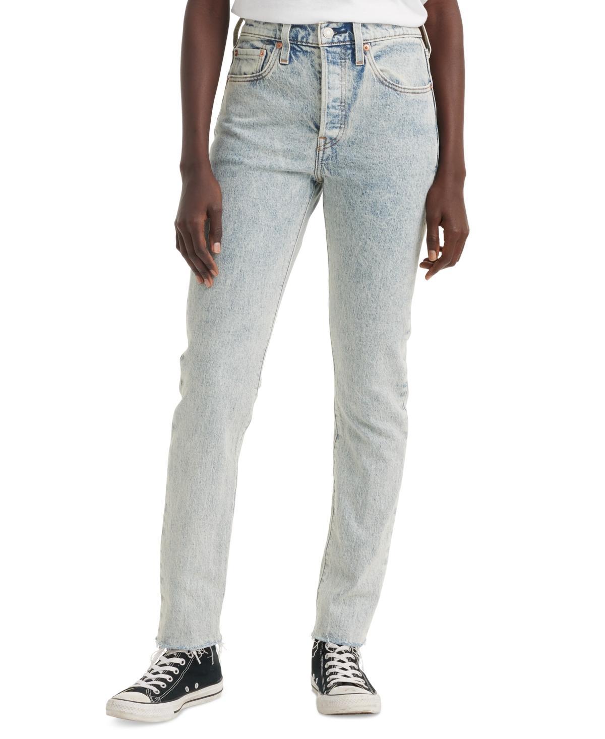 Levis Womens 501 High Rise Skinny Jeans Product Image