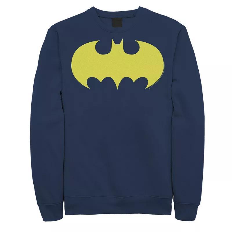 Mens DC Comics Batman Solid Chest Logo Sweatshirt Product Image