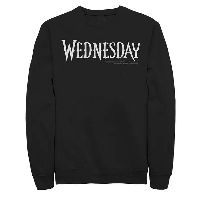 Big & Tall Wednesday Brand Logo Graphic Fleece Pullover, Mens Product Image