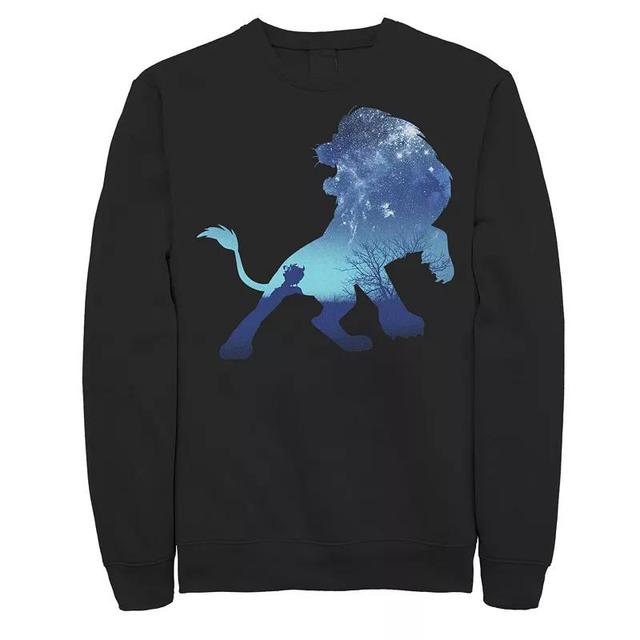 Disneys The Lion King Simba Sky Silhouette Mens Sweatshirt Product Image