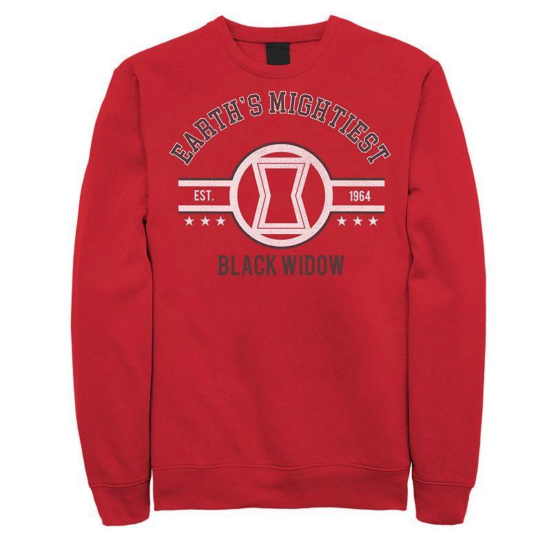 Mens Marvel Avengers Earths Mightiest Black Widow Logo Sweatshirt Product Image