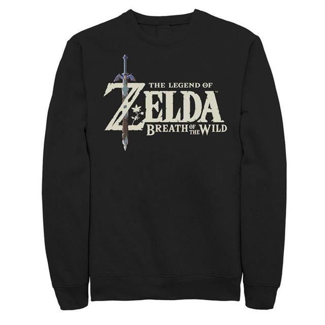 Young Mens Nintendo The Legend Of Zelda Breath Of The Wild Logo Fleece Product Image