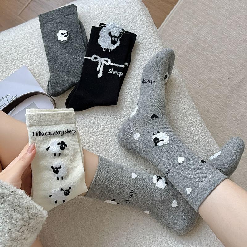 Sheep Pattern Socks / Set Product Image