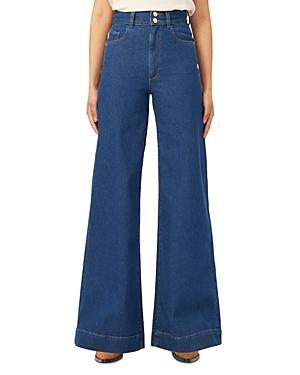 DL1961 Hepburn High Waist Ankle Wide Leg Jeans Product Image