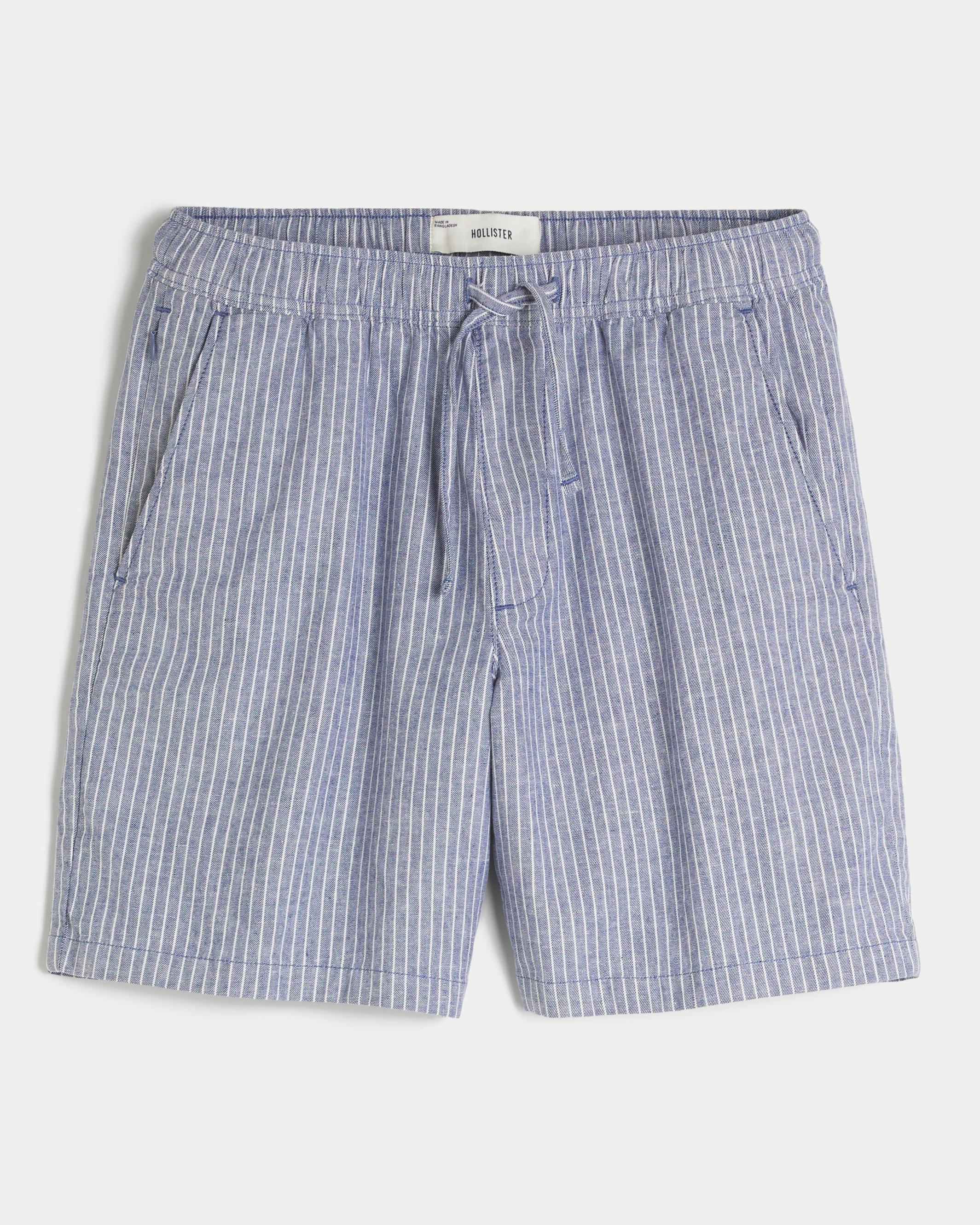 Flex-Waist Textural Woven Shorts 8" Product Image