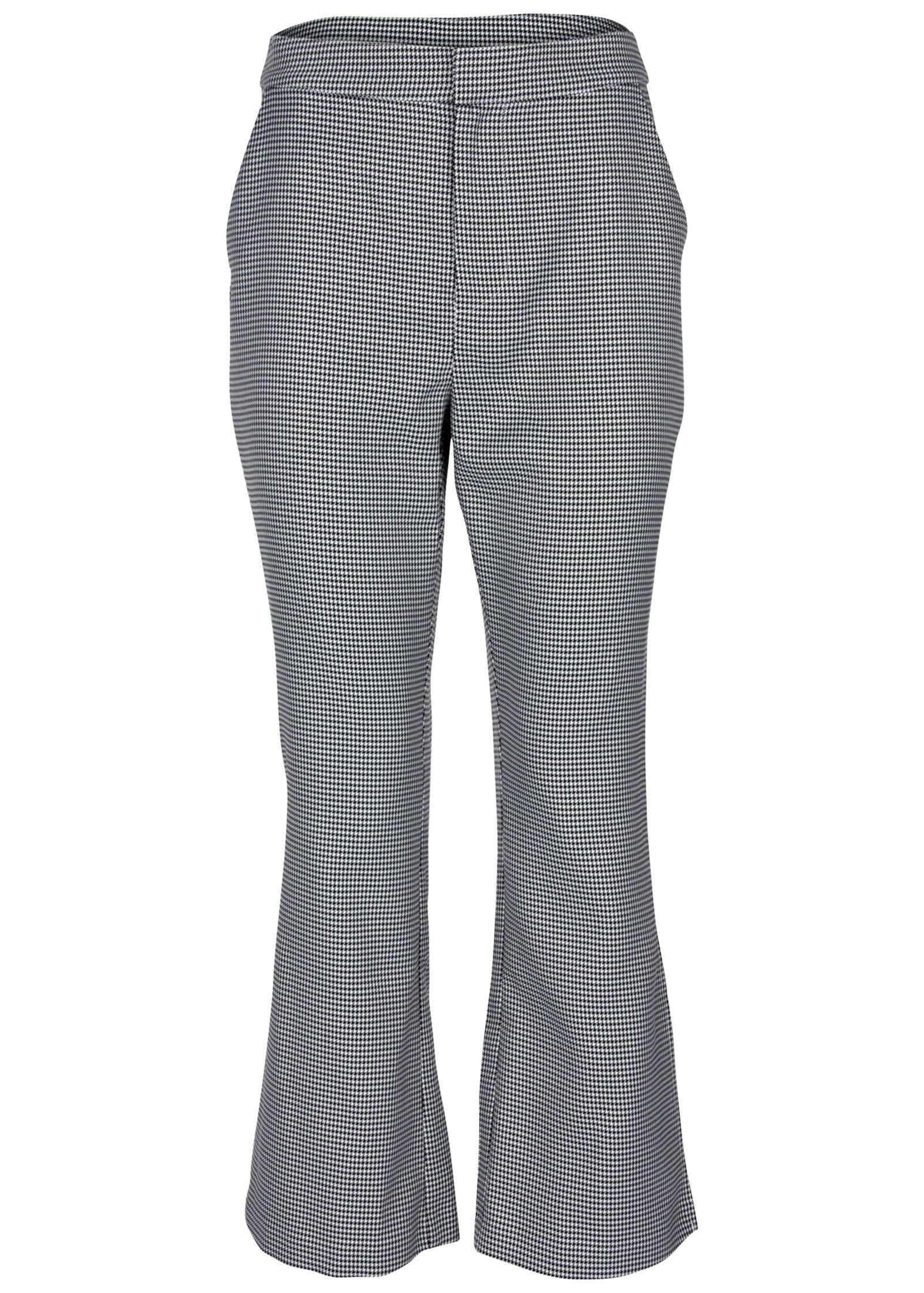 Houndstooth Kick Flare Pant - Black Combo Product Image