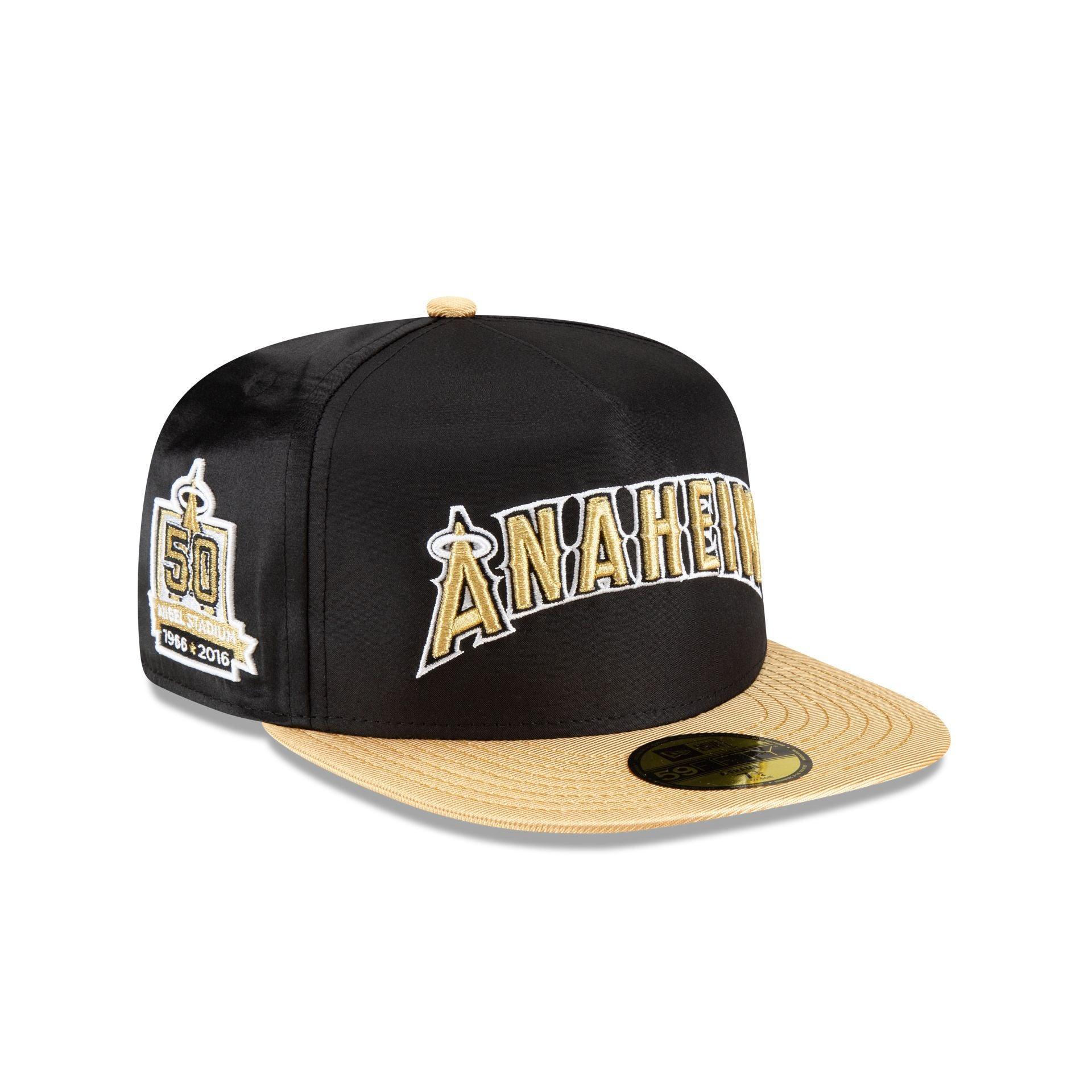 New York Mets Metallic Gold 59FIFTY A-Frame Fitted Hat Male Product Image