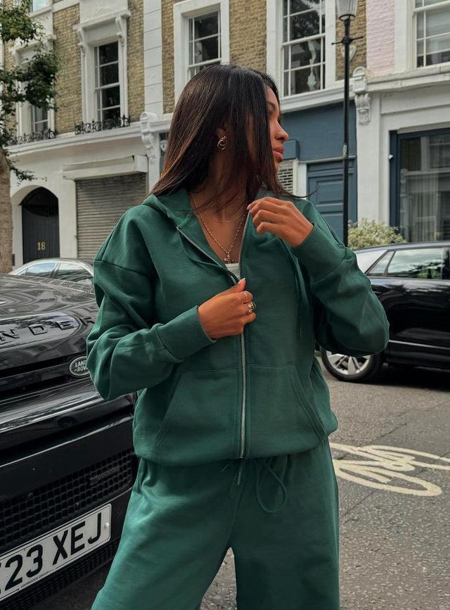 All Day Oversized Hoodie Green Product Image