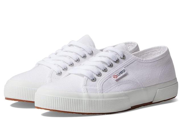 Superga 2750 COTU Classic Sneaker (Navy/Full White 2) Lace up casual Shoes Product Image