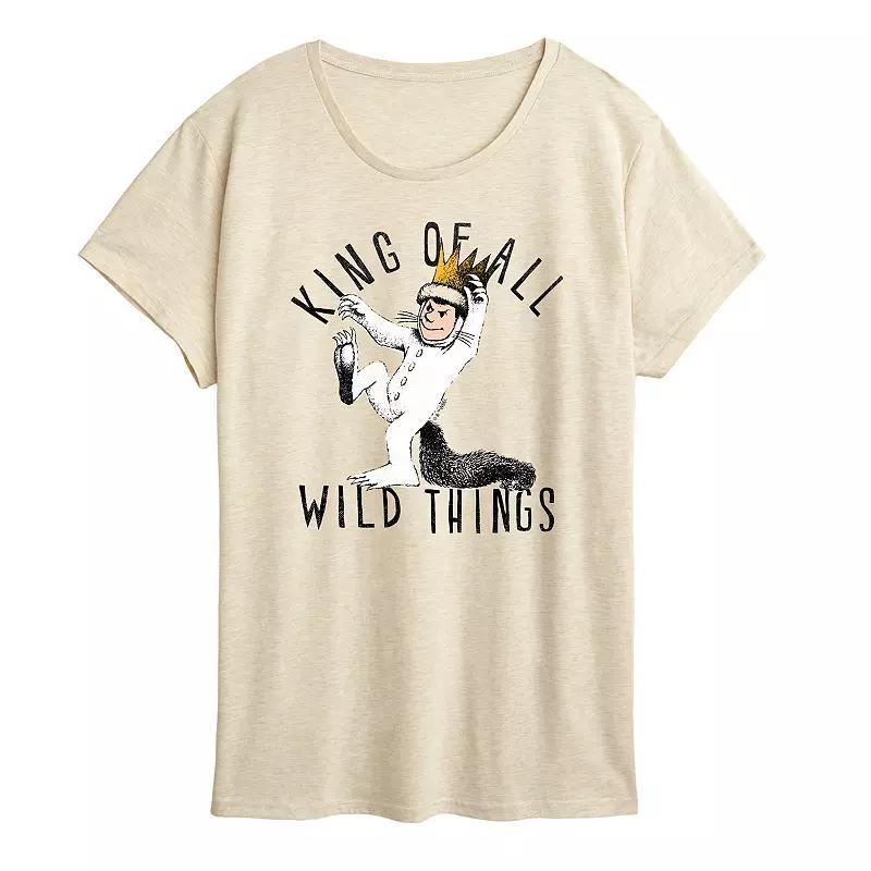 Womens Where The Wild Things Are King Graphic Tee Product Image