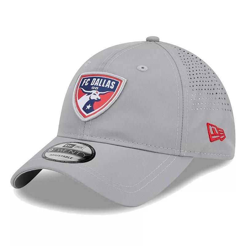 Mens New Era Gray FC Dallas Active 9TWENTY Adjustable Hat Product Image