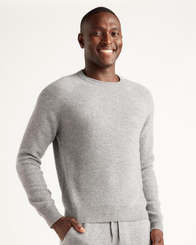 Mongolian Cashmere Waffle Sweatshirt Product Image