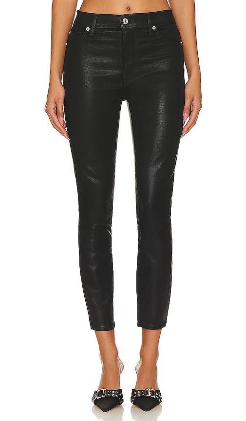 7 For All Mankind Coated High Waist Ankle Skinny Jeans Product Image