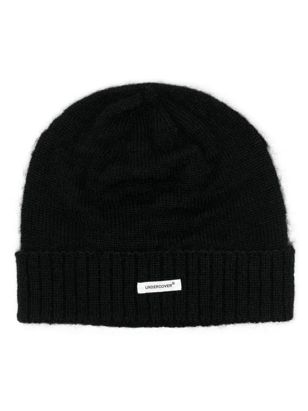 UNDERCOVER Black Patch Beanie Product Image