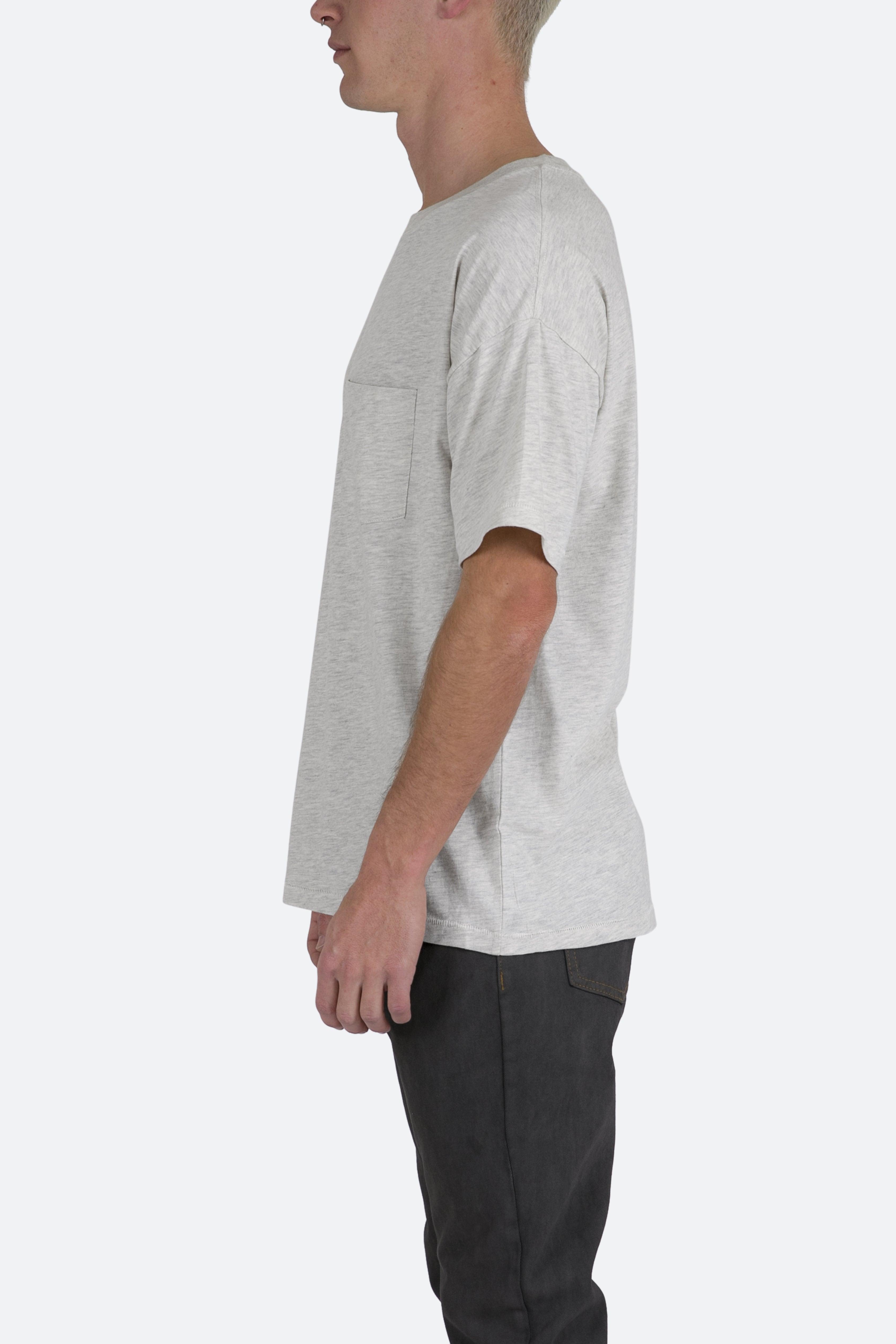 Vintage Pocket Tee - Grey Product Image