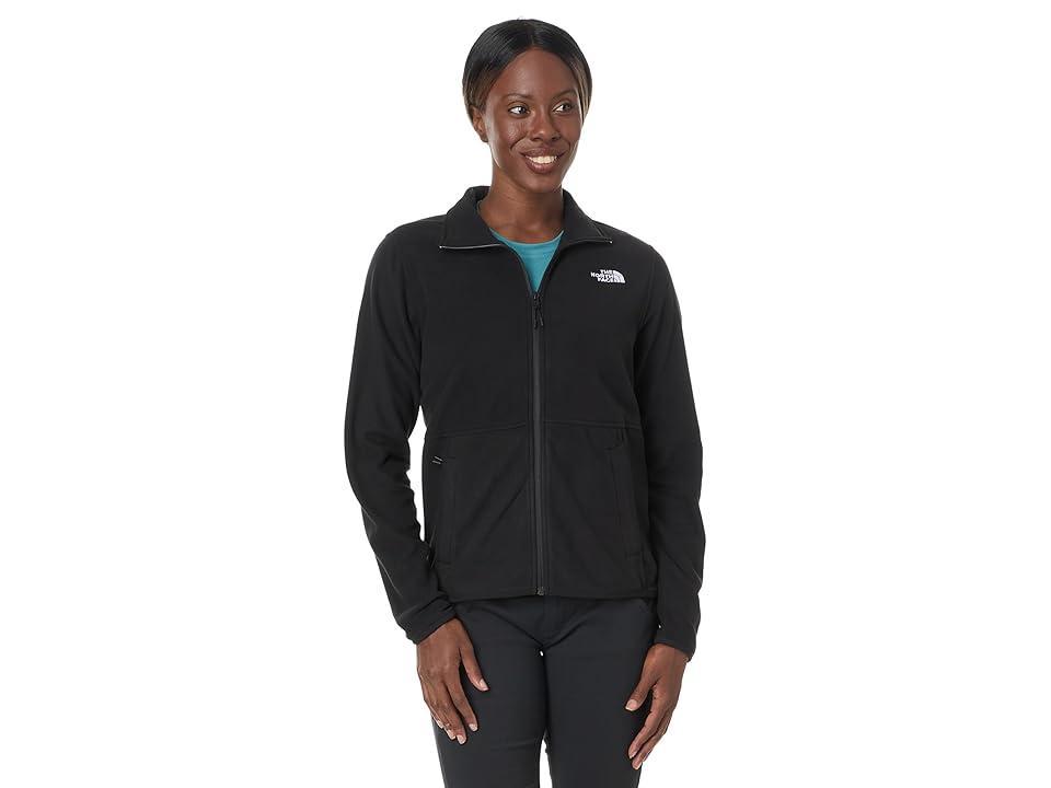 The North Face Womens Glacier Lightweight Fleece Stand Collar Long Sleeve Front Zip Jacket Product Image