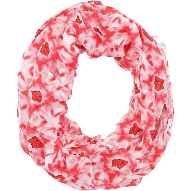 Womens ZooZatz Wisconsin Badgers Tie-Dye Infinity Scarf Product Image