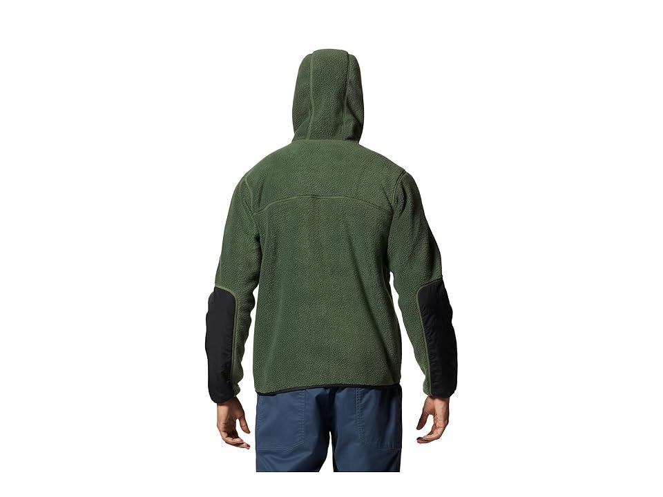 Mountain Hardwear Hicamp Fleece Hoodie (Surplus Green) Men's Clothing Product Image