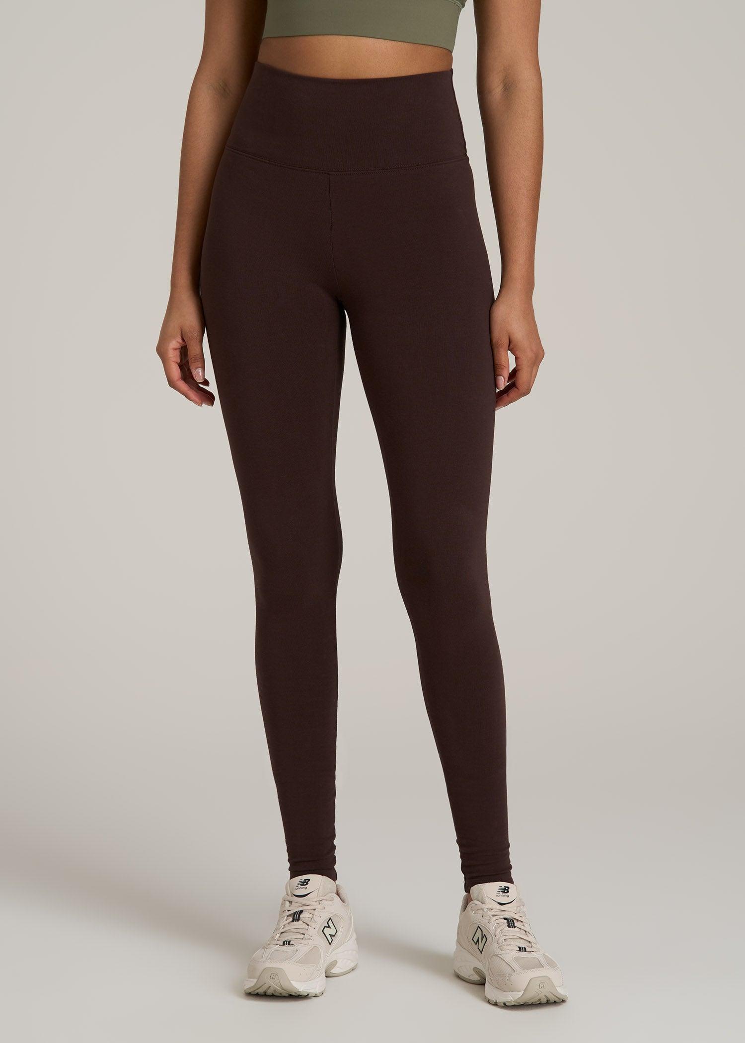 Women's Tall Cotton Leggings in Espresso Product Image