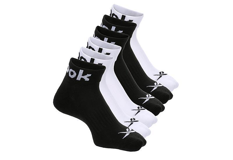 Reebok Womens Logo Quarter Socks 6 Pairs Product Image