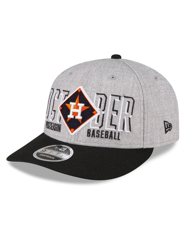 Mens New Era Gray Houston Astros 2023 Division Series Winner Locker Room Low Profile 9FIFTY Snapback Hat Product Image