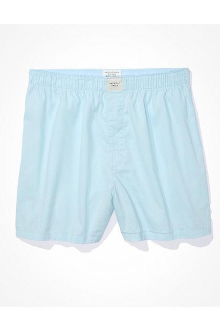 AEO Solid Stretch Boxer Short Mens Sky Blue XXL Product Image