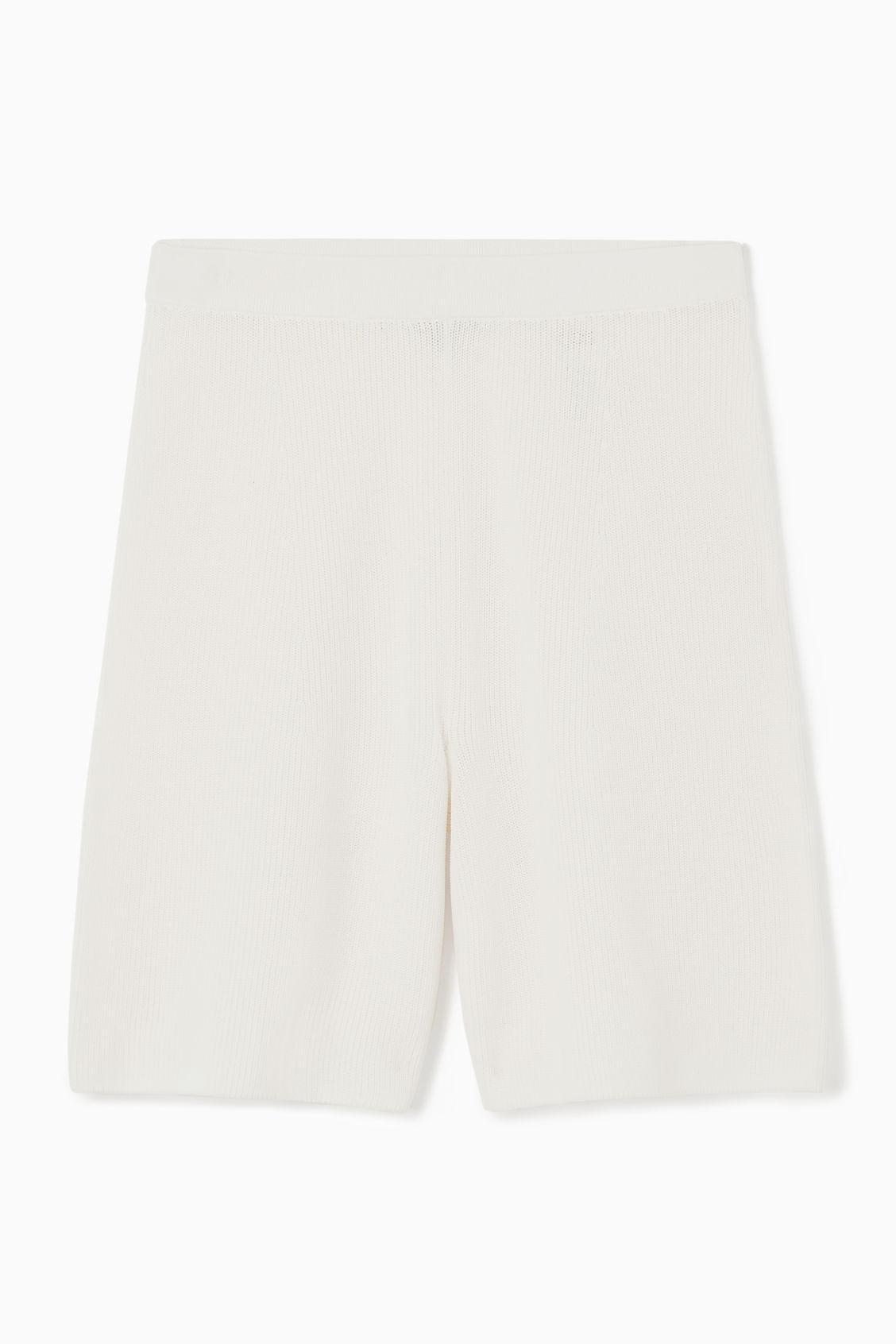 RIBBED-KNIT BERMUDA SHORTS Product Image