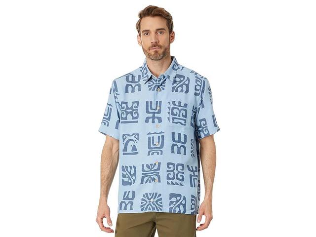 Quiksilver Waterman Channel Paddle Short Sleeve Shirt (Dusk Channel Paddle) Men's Clothing Product Image