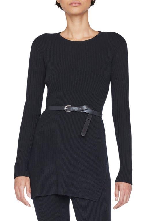 FRAME Rib Cashmere Blend Tunic Sweater Product Image