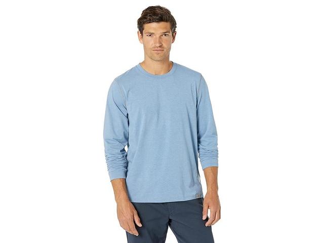 L.L.Bean Insect Shield Field Tee Long Sleeve (Baltic Blue) Men's Clothing Product Image