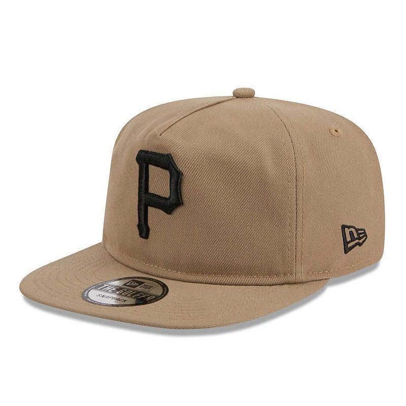 Mens New Era Khaki Pittsburgh Pirates Golfer Adjustable Hat Product Image